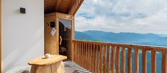 Apartamento 'Prielerhof Sunrise' con vistas a la montaña, terraza privada y Wi-Fi