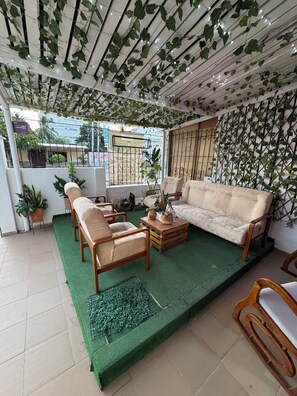 Façade de l’hébergement