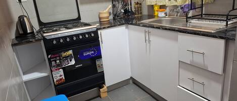 Microwave, oven, stovetop