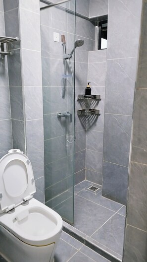 Towels, soap, toilet paper