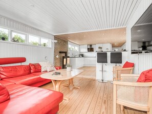TV, fireplace - "Rathi" -  from the sea by Interhome (Hadsund)