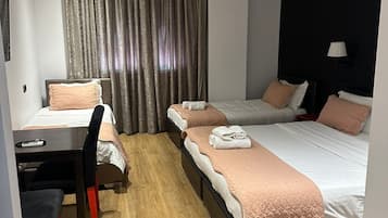 Family Quadruple Room | Individually decorated, laptop workspace, free WiFi, bed sheets