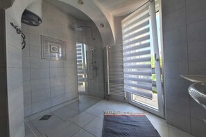 Shower, hair dryer