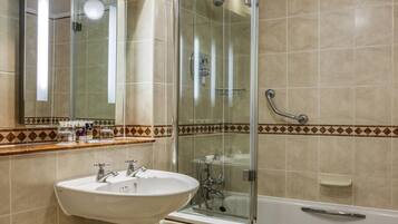 Shower, hair dryer