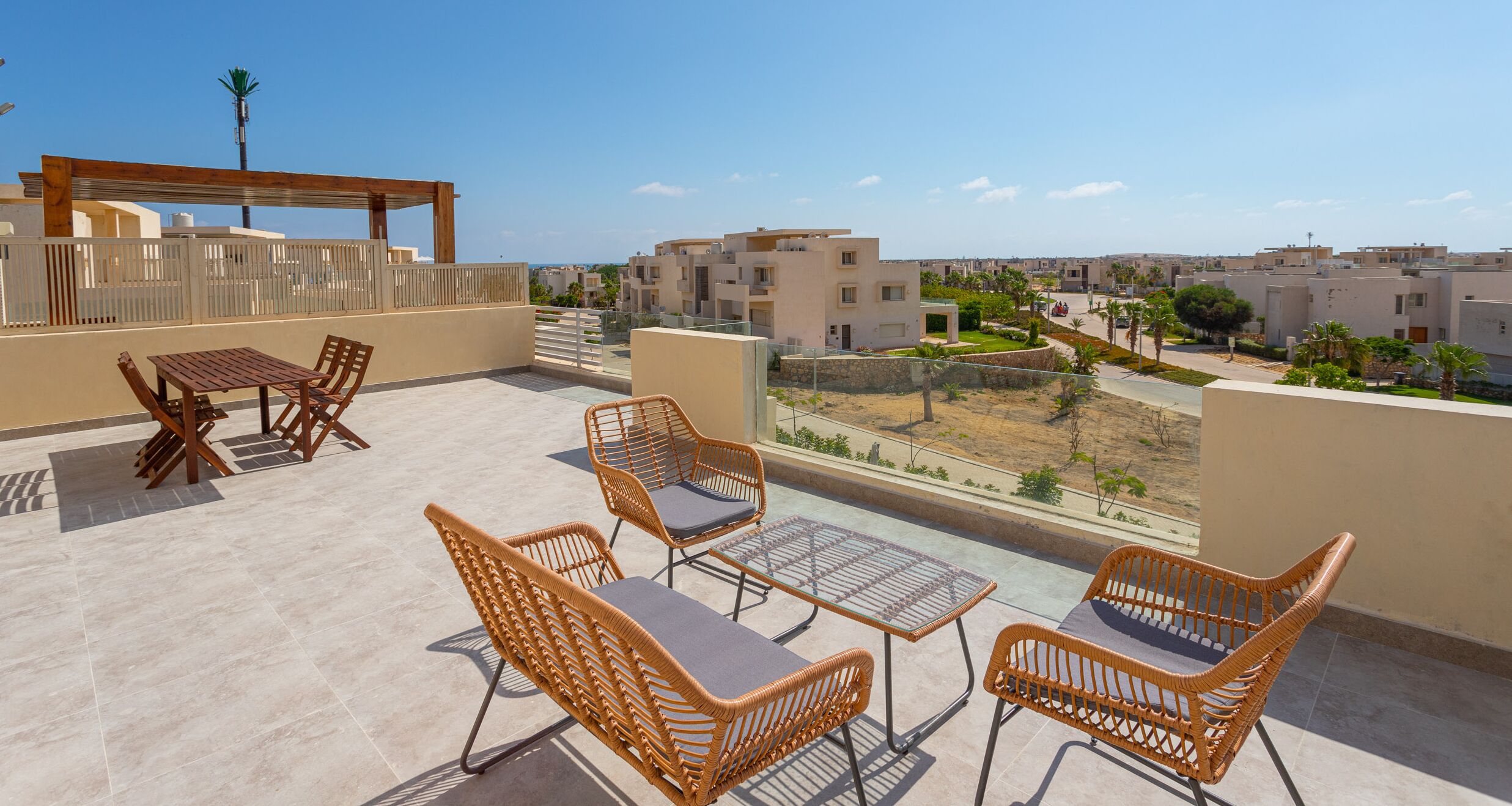 Chalet, 4 slaapkamers, balkon | Terras