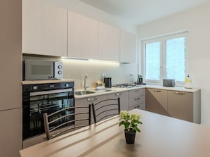 Microwave, oven, dishwasher