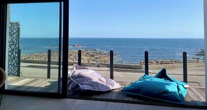 La Vie en Bleu-Vue mer-Face château-Wifi- Parking