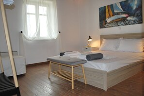 2 bedrooms, WiFi, bed sheets - Blue Island Maisonette with Sharing Pool (MYKONOS)