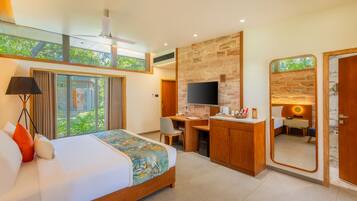Cottage Premium | 1 chambre, minibar, bureau, espace de travail pour ordinateur portable