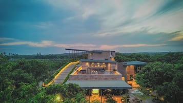 Front of property - evening/night