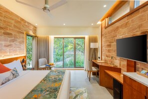 Superior cottage | 1 slaapkamer, een minibar, een bureau, een laptopwerkplek