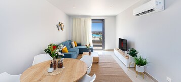 Chalet, 3 Bedrooms, Balcony, Garden View | Living area | Flat-screen TV