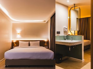 Chambre Double Standard, vue montagne | Vue sur le jardin