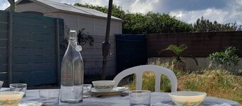 Patio villa facing beach with parking, Capbreton