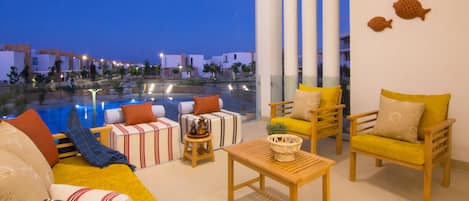 Chalet, 4 chambres | Terrasse/patio