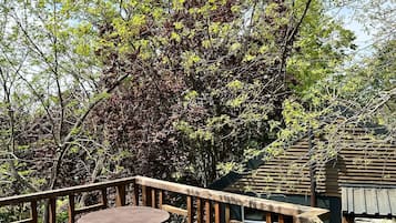 Ferienhaus, 1 Schlafzimmer, Raucher, Balkon | Garten