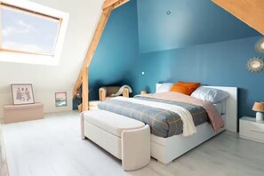 1 chambre, fer et planche à repasser, Wi-Fi, draps fournis