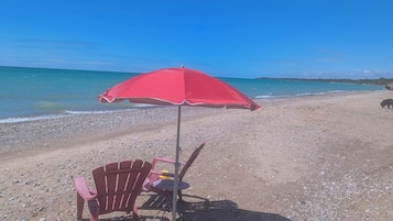 On the beach