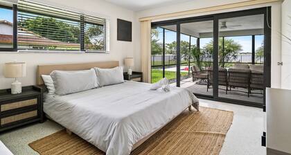 Private pool home near downtown & beach