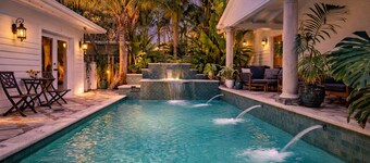 Private pool retreat near downtown & beach