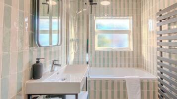 Hair dryer, towels