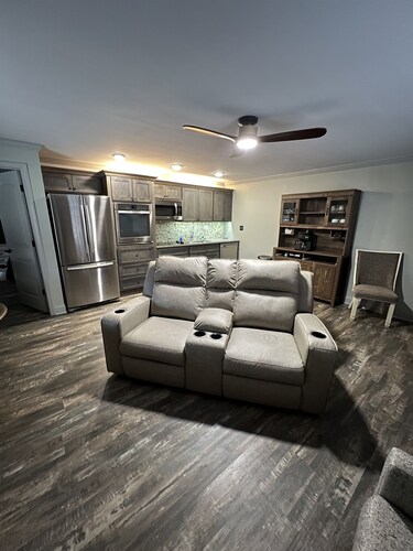 Charming Condo on the River with Mountain Views