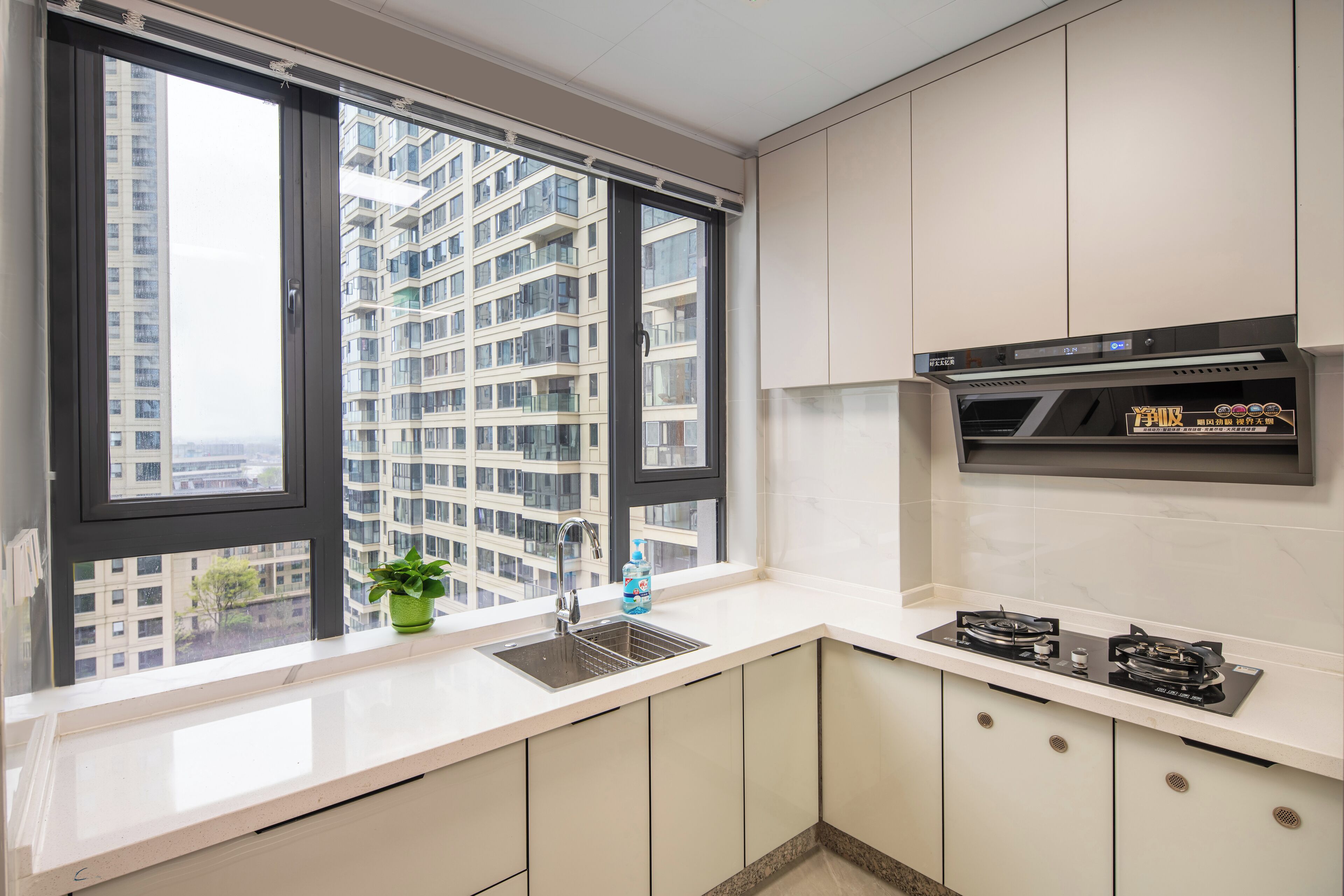 Deluxe 2-bedroom 1-living room suite (kitchen, washing machine, refrigerator, microwave oven) | Private kitchen | Fridge, microwave, stovetop, cookware/dishes/utensils