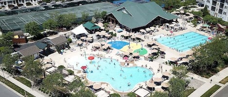 Indoor pool, a heated pool