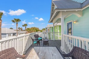 House, Multiple Beds, Pool Access, Pool View (5612 Beach Drive) | Property grounds - Seafoam Beautiful 3BR Home With Heated Private Pool - 4 Min Walk to Beach! (Panama City Beach)
