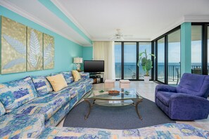 Condo, 3 Bedrooms | Living area - Phoenix Ix 1104 3 Bedroom Condo (Orange Beach)