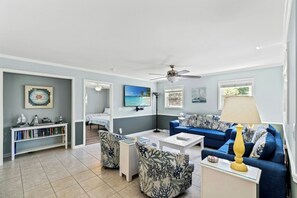 Smart TV, video games, table football, books