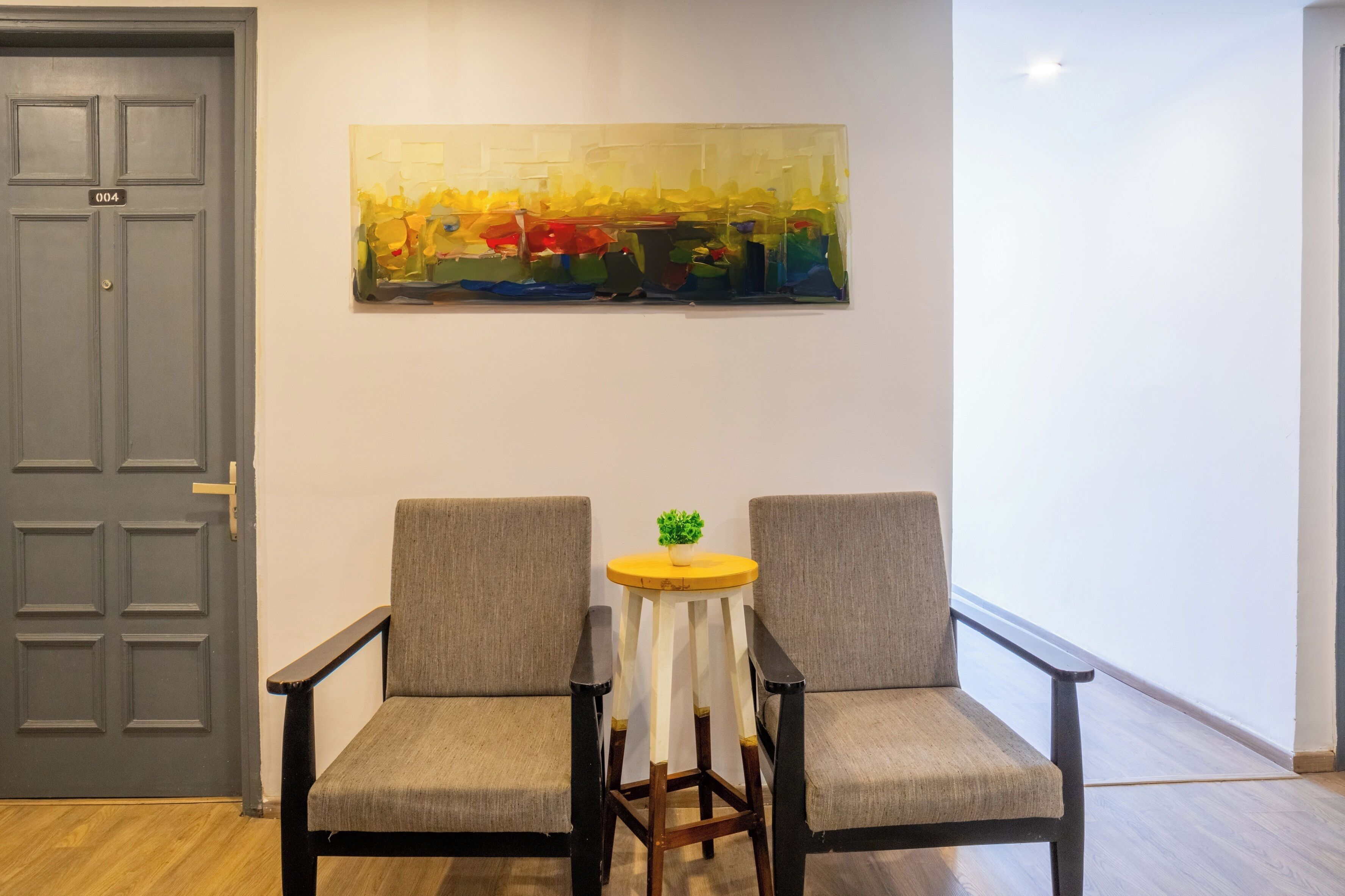 Sitteområde i lobbyen