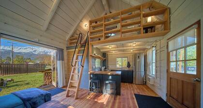 EVERYTHING IS NEW! Adorable Tiny Log Cabin with Awesome Views, Walk Everywhere