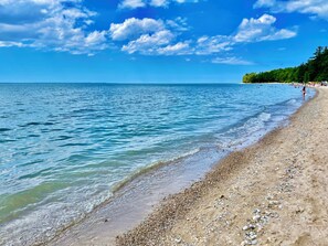 Beach nearby, beach towels