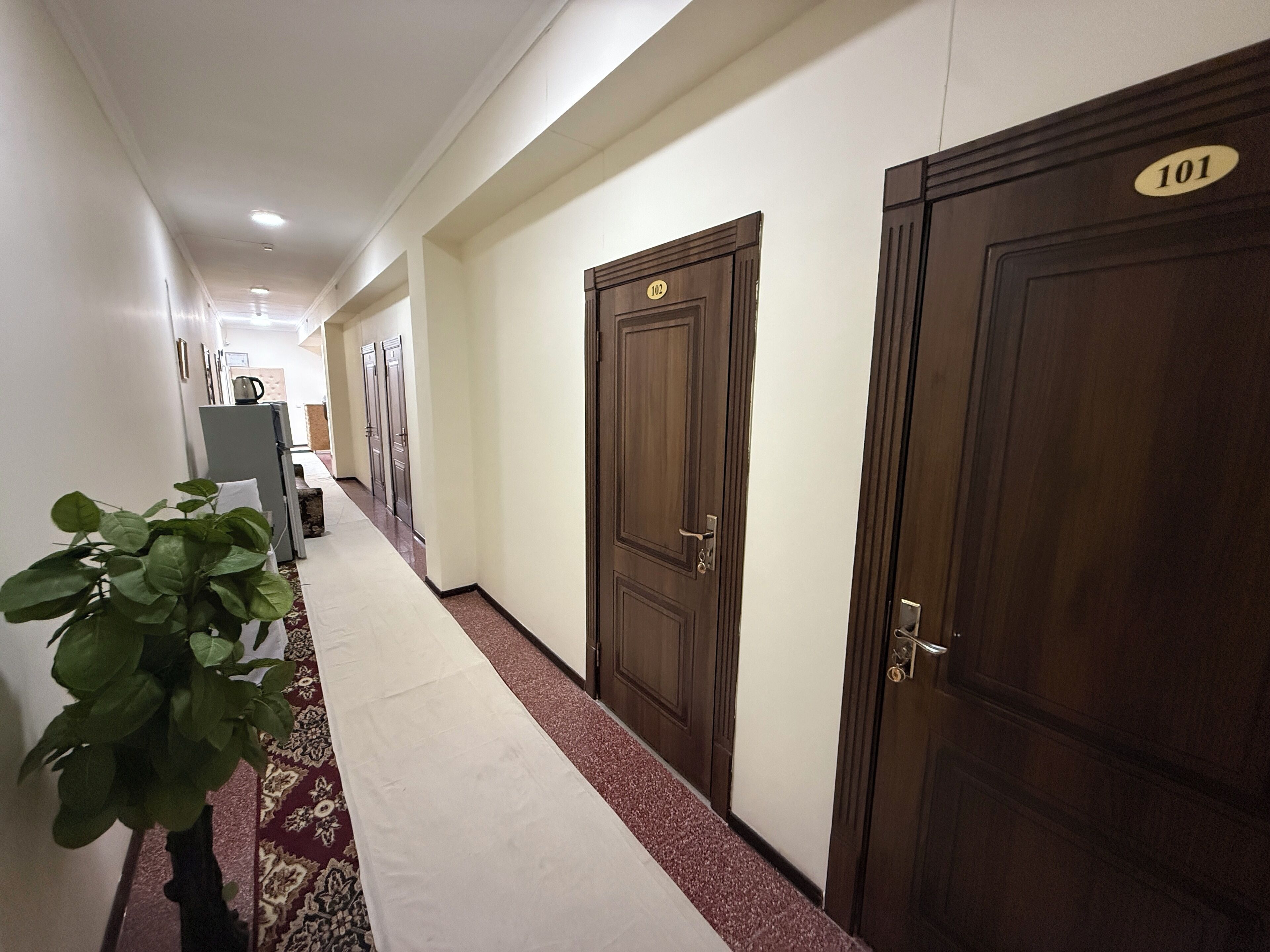 Overnatningsstedets facade