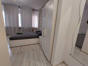 Lägenhet Deluxe - utsikt mot staden | Ljudisolering och gratis wi-fi