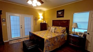 1 habitación, tabla de planchar con plancha, wifi gratis y ropa de cama
