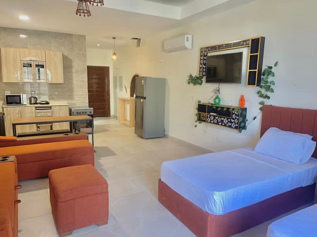 Luxury Studio, Garden View | 2 bedrooms, Egyptian cotton sheets, premium bedding, WiFi (surcharge)