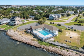 Exterior - The Watsons: Canalfront | Boat Dock | Elevator (Nags Head)