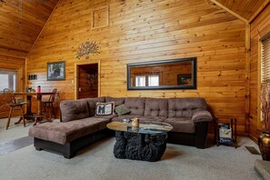 Una Smart TV, una chimenea