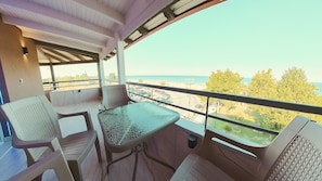 Junior Suite, Balcony, Sea View | Terrace/patio