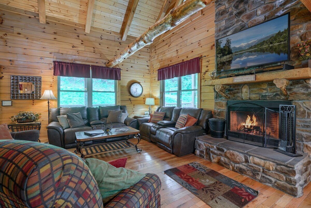 TV, fireplace, DVD player