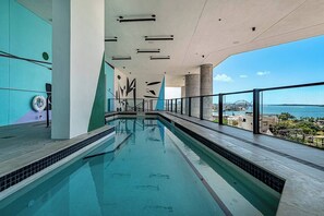 Indoor pool, outdoor pool