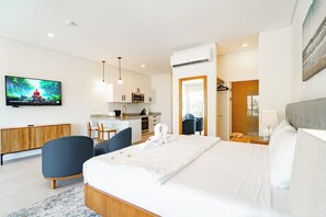 1 chambre, fer et planche à repasser, Wi-Fi, draps fournis
