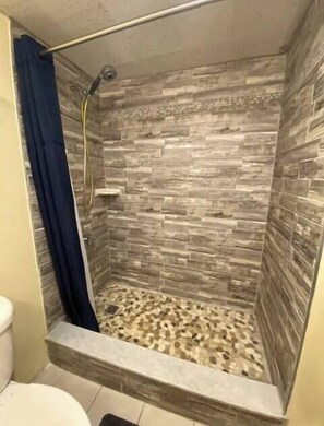 Hair dryer, towels