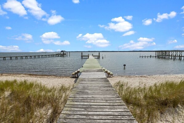 Beach - Waterfront+Dock+Kayaks+PingPong (Carteret County)