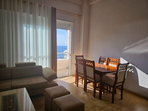 Apartment, 1 Bedroom, Smoking, Balcony | Dining room - Albania Dream Holidays Accommodation B (Sarandë)