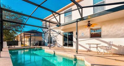 Spacious 5BR Villa w/ Private Pool Near Disney & Golf – Sleeps 10+