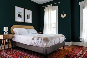 2 habitaciones, escritorio, wifi gratis y ropa de cama