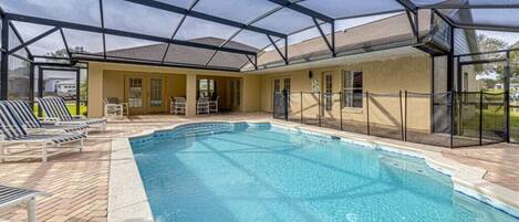 Una piscina climatizada